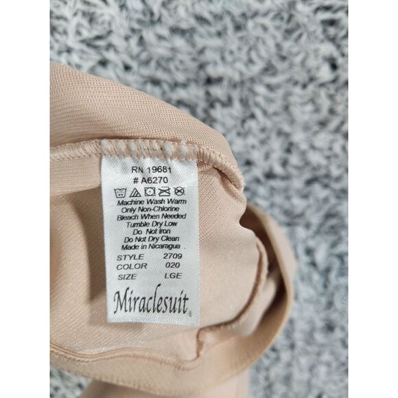 MIRACLESUIT Shape with‎ an Edge High-Waist Thigh Slimmer SZ L Beige Style 2709 - Picture 5 of 10